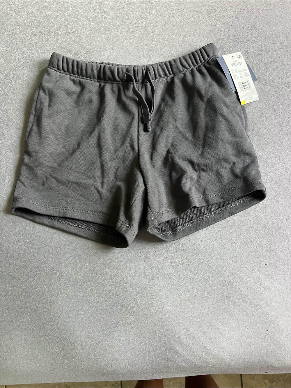 Kids size 4-5 Drawstring Shorts - Gray